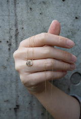 [一点もの] Sliced Diamond Necklace