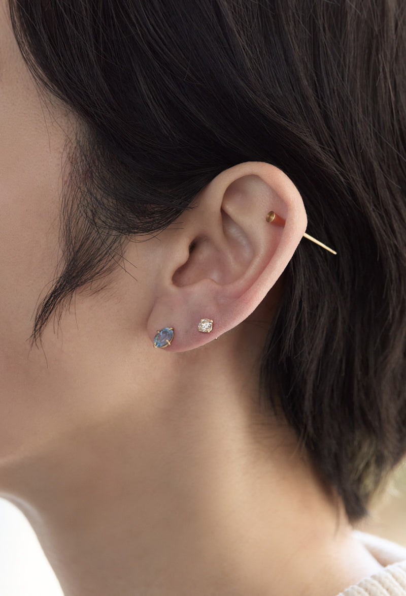 Diamond Pierced Earring