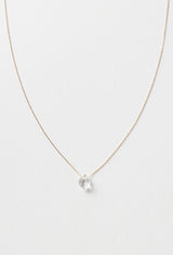 Diamond Quartz Necklace