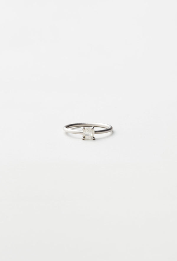 Engagement Ring, Pt900, Diamond Rough