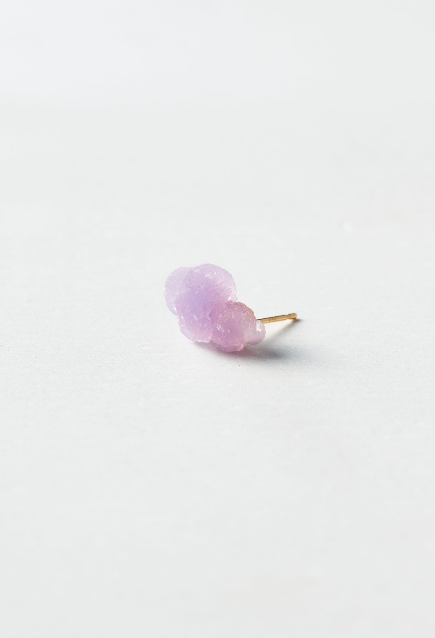 Grape Chalcedony Pierced Earring