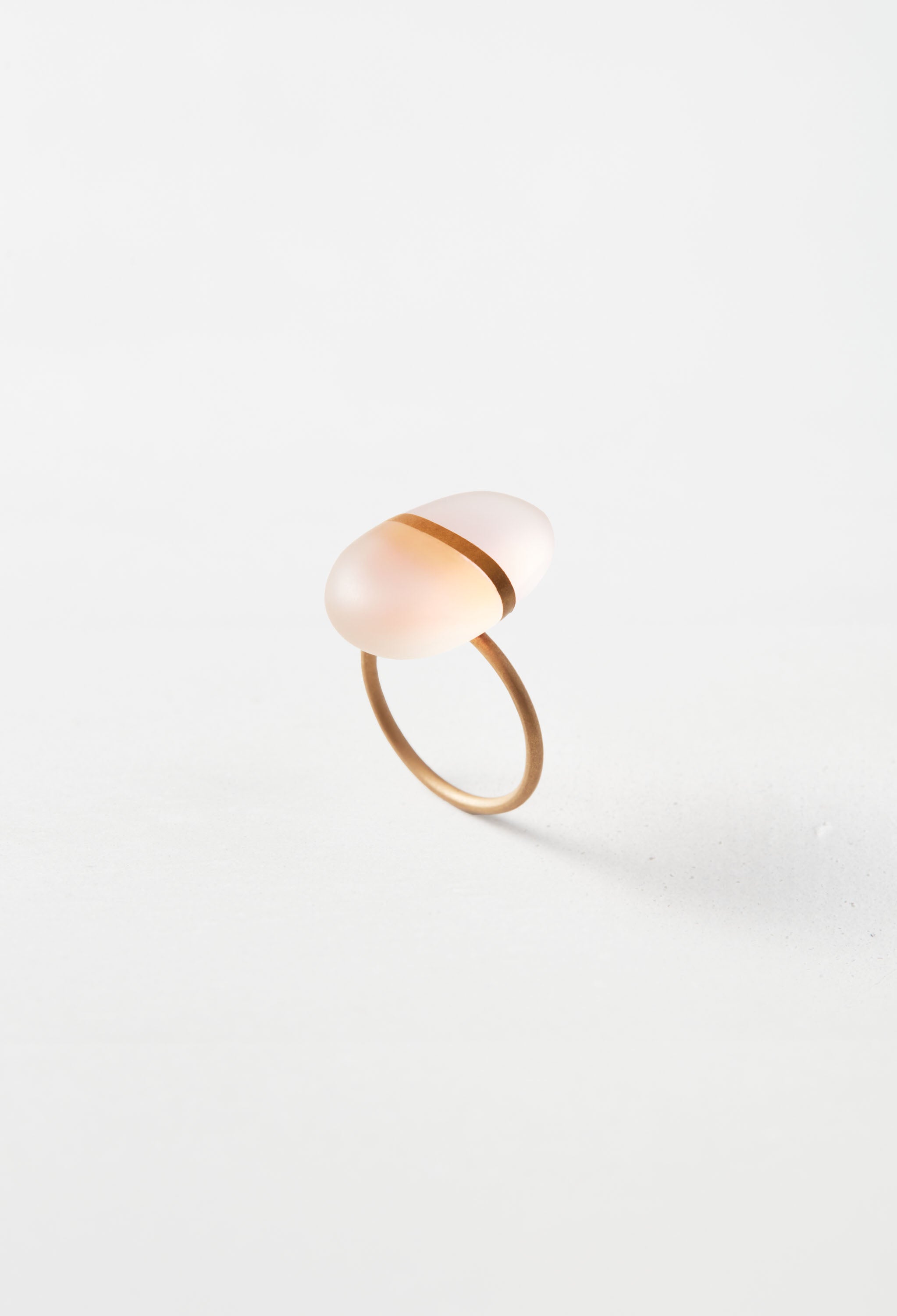 一点もの】Rose Quartz Round Ring – bororo