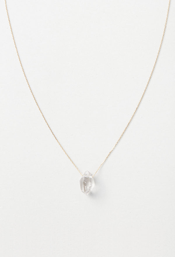 Diamond Quartz Long Necklace /80cm