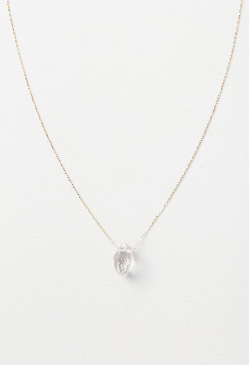 Diamond Quartz Long Necklace /80cm