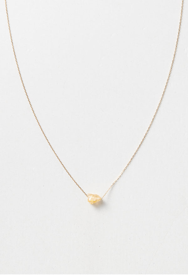 Gold Grossular Garnet  Necklace