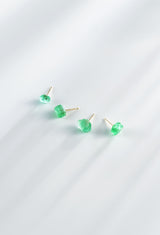Emerald Pierced Earring