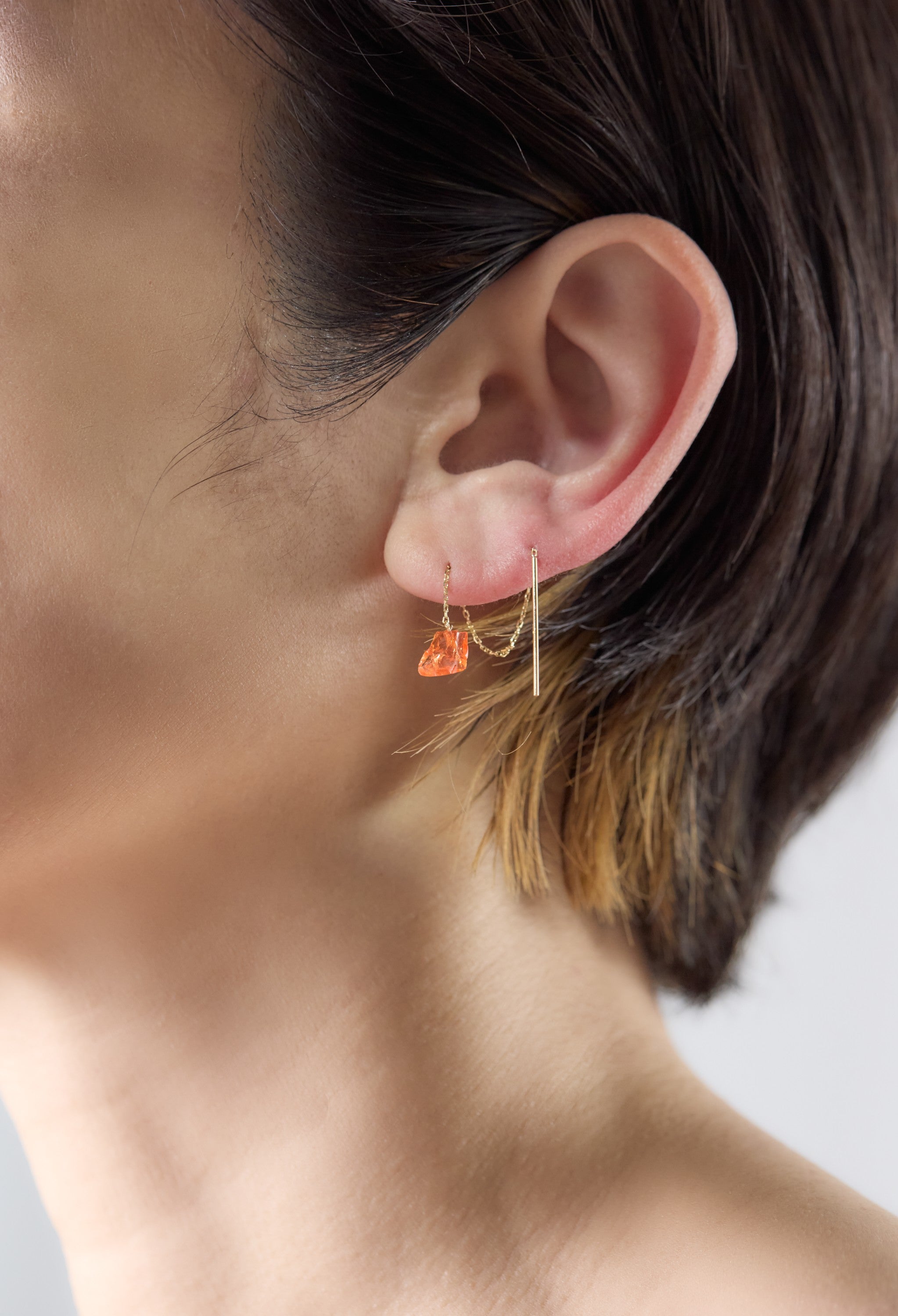 bororo ファイヤーオパール シングルピアス 12日限定お値下げ】bororo