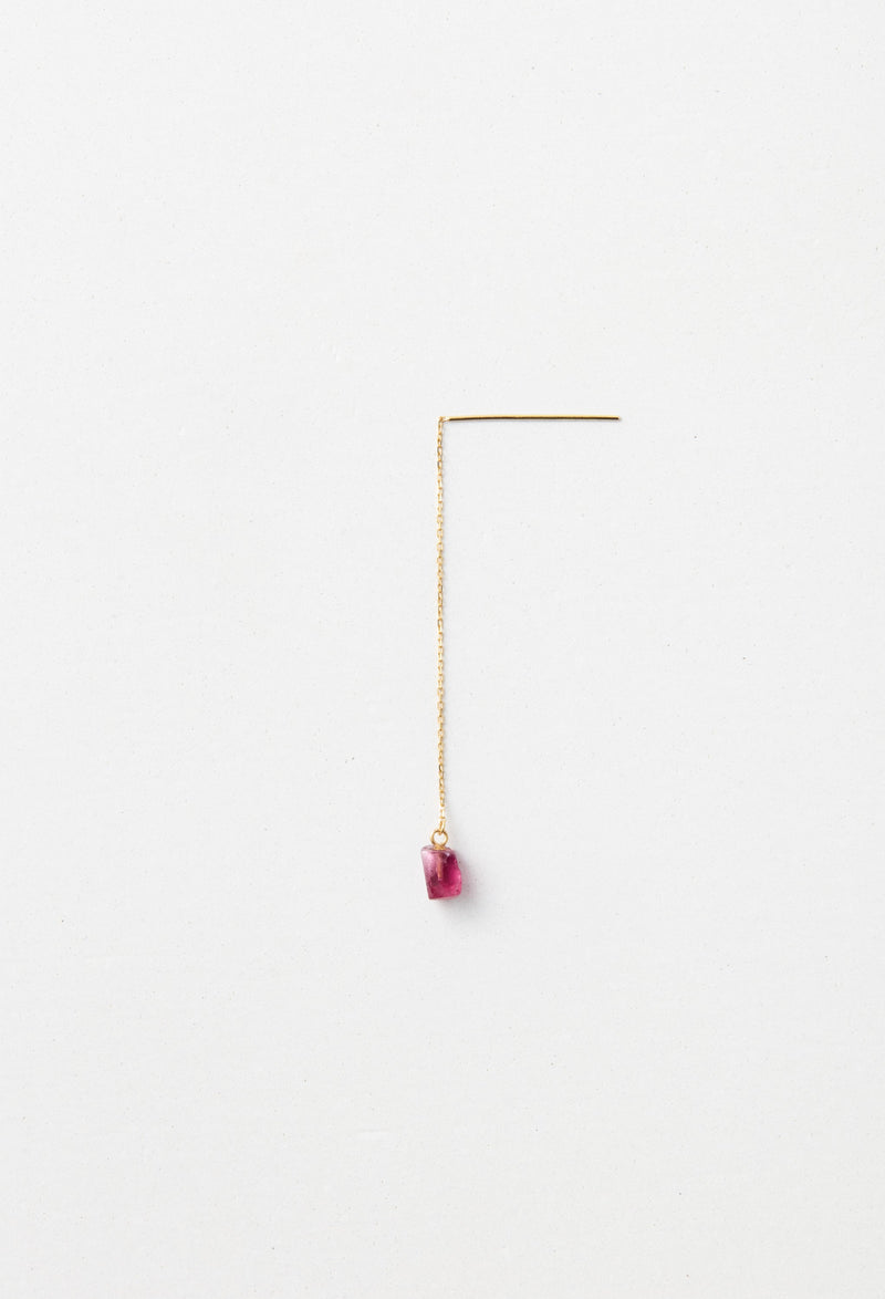 Rhodolite Chain Pierce