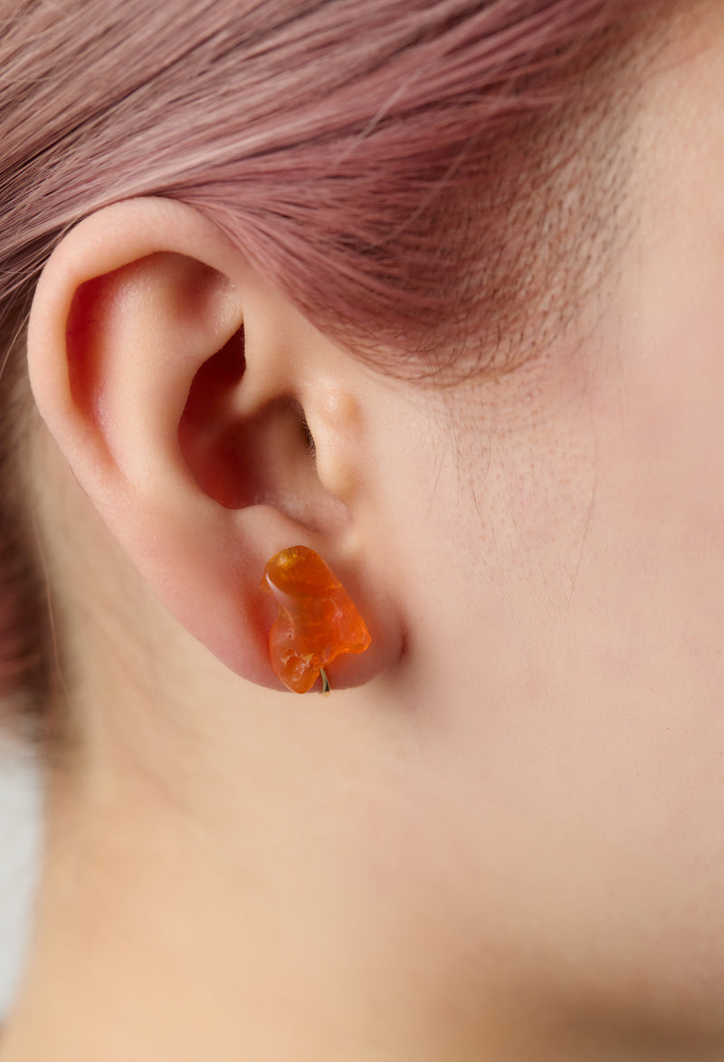 Fire Opal Earrings