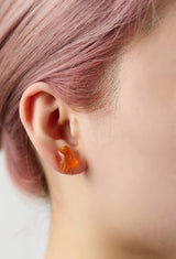 Fire Opal Earrings