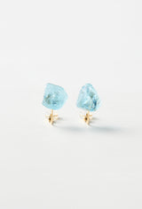 [一点もの] Aquamarine Earrings