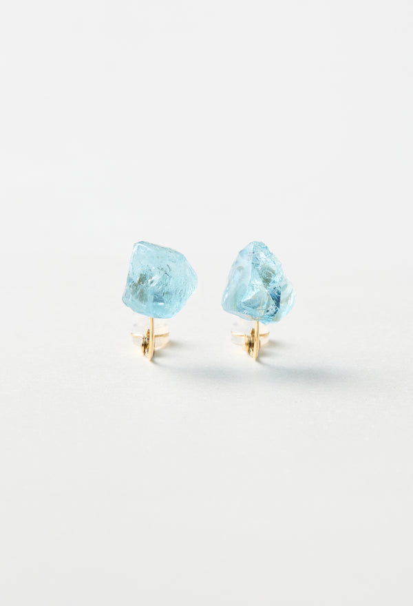 [一点もの] Aquamarine Earrings