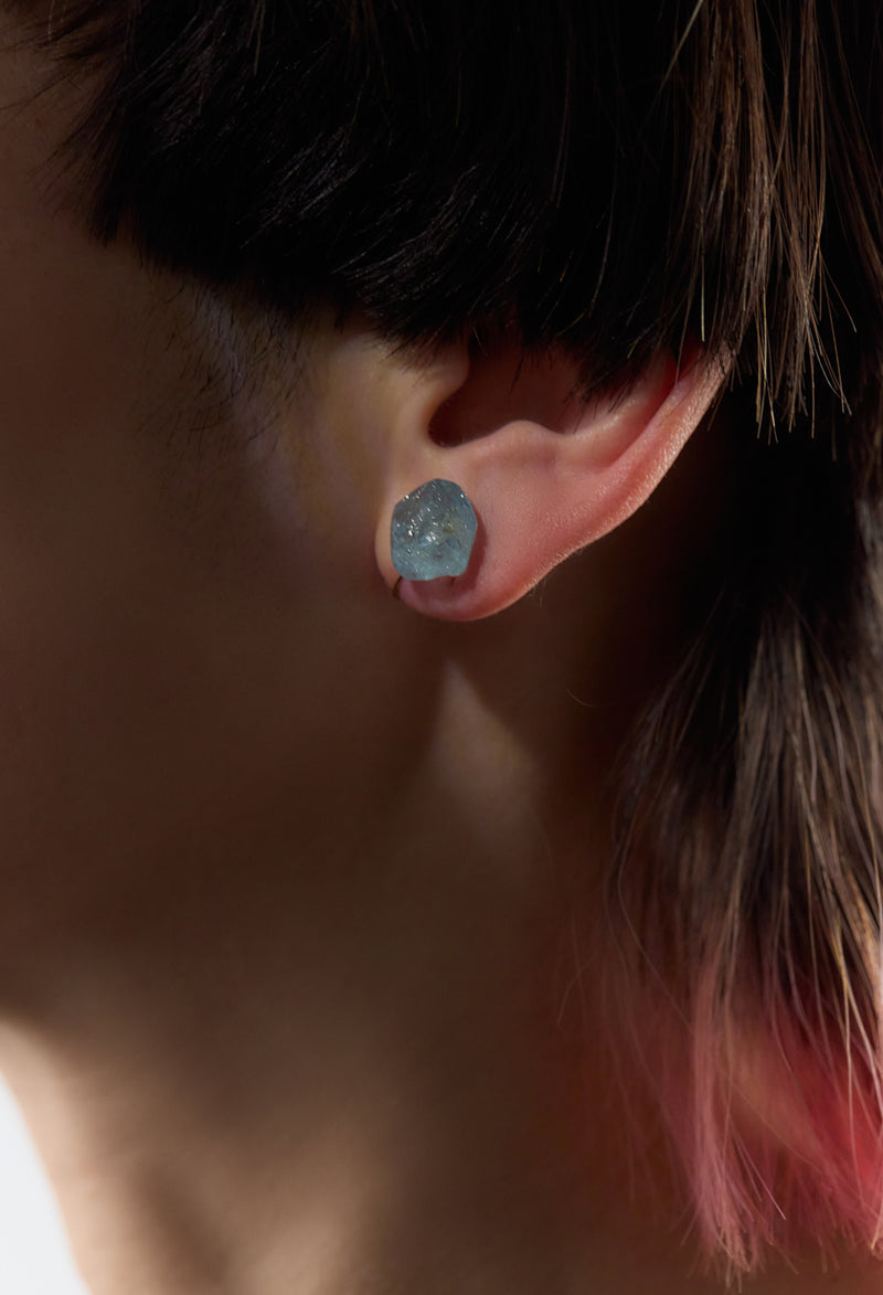 [一点もの] Aquamarine Earrings