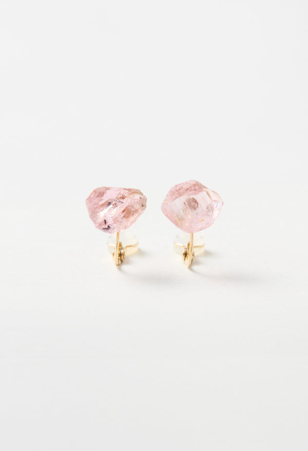 【一点もの】Pink Tourmaline Earrings (Pair)