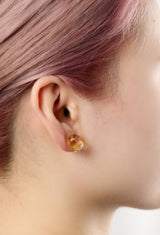 Citrine Point Earrings