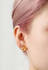 Citrine Point Earrings