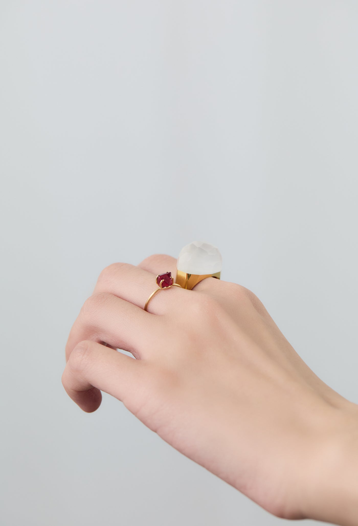 Spinel Crystal Gem Ring – bororo