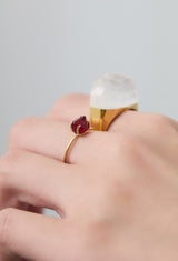 Spinel Crystal Gem Ring