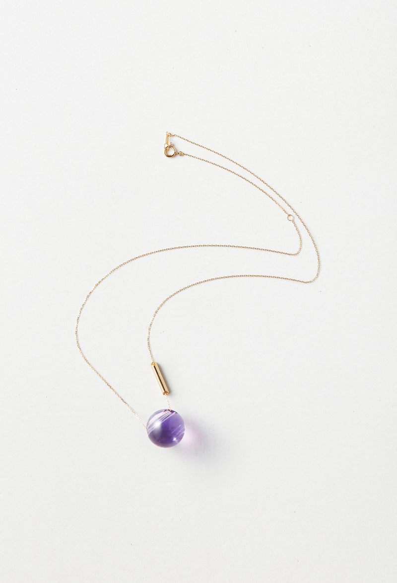 Amethyst gyoku Necklace / S