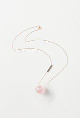 Rose Quartz gyoku Necklace SizeS