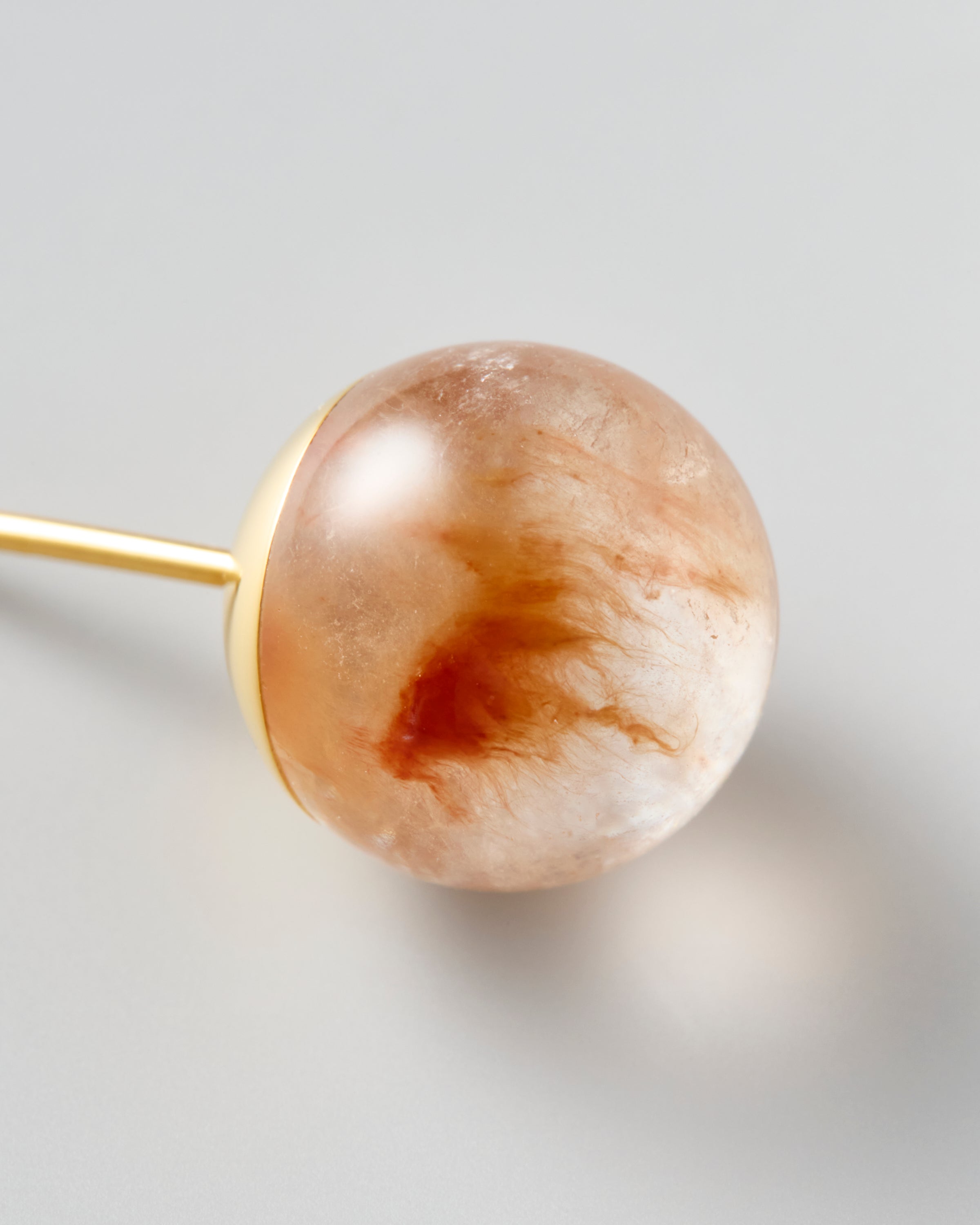Rutile Quartz gyoku Pierce / 10mm