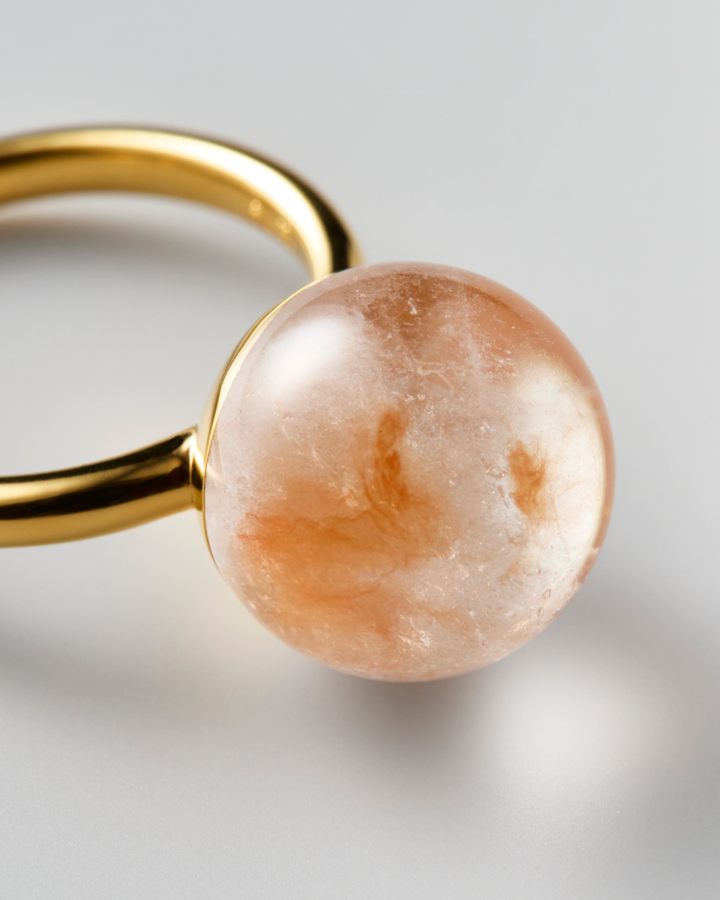 [One-of-a-kind] Rutile Quartz gyoku Ring / M