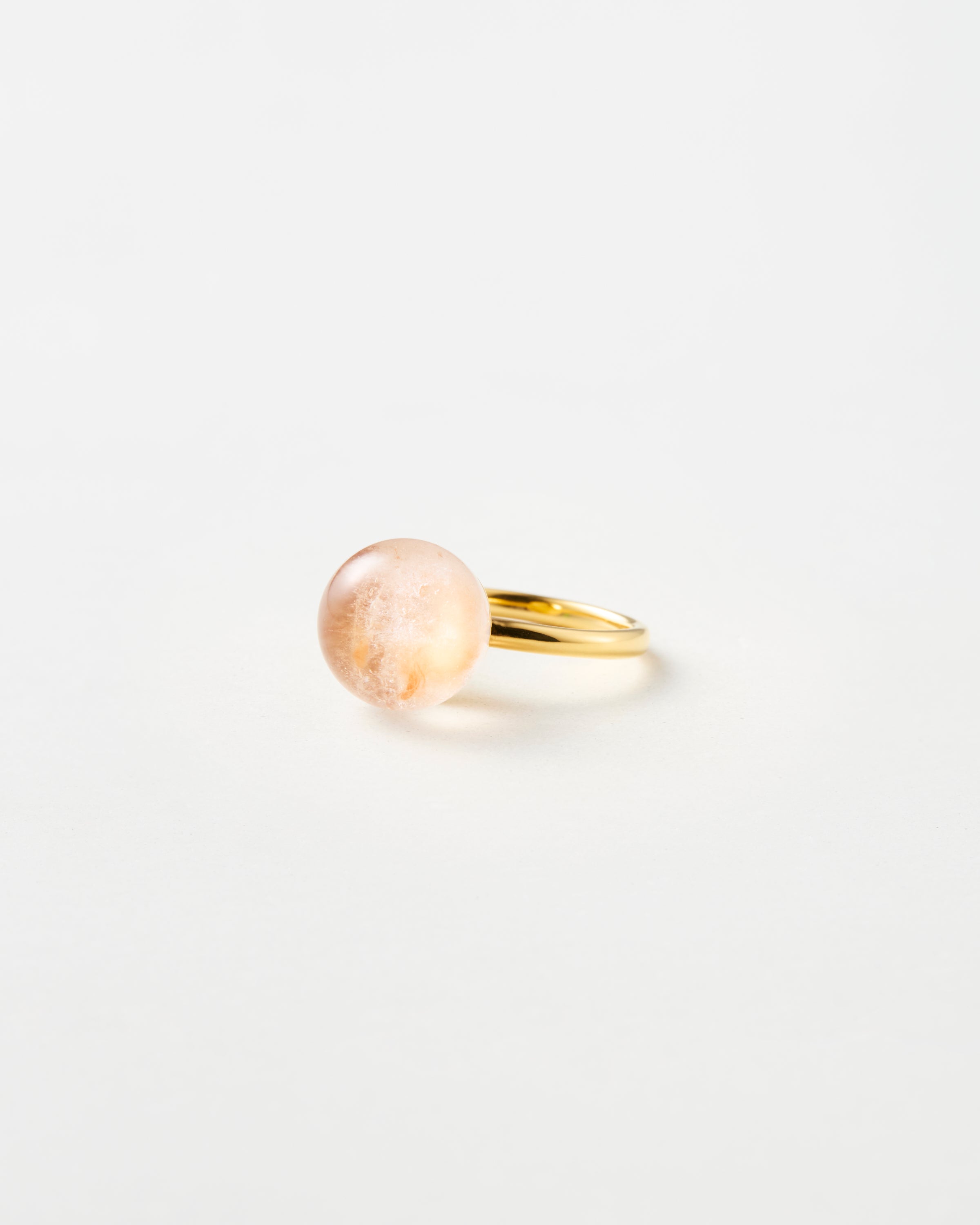 [One-of-a-kind] Rutile Quartz gyoku Ring / M