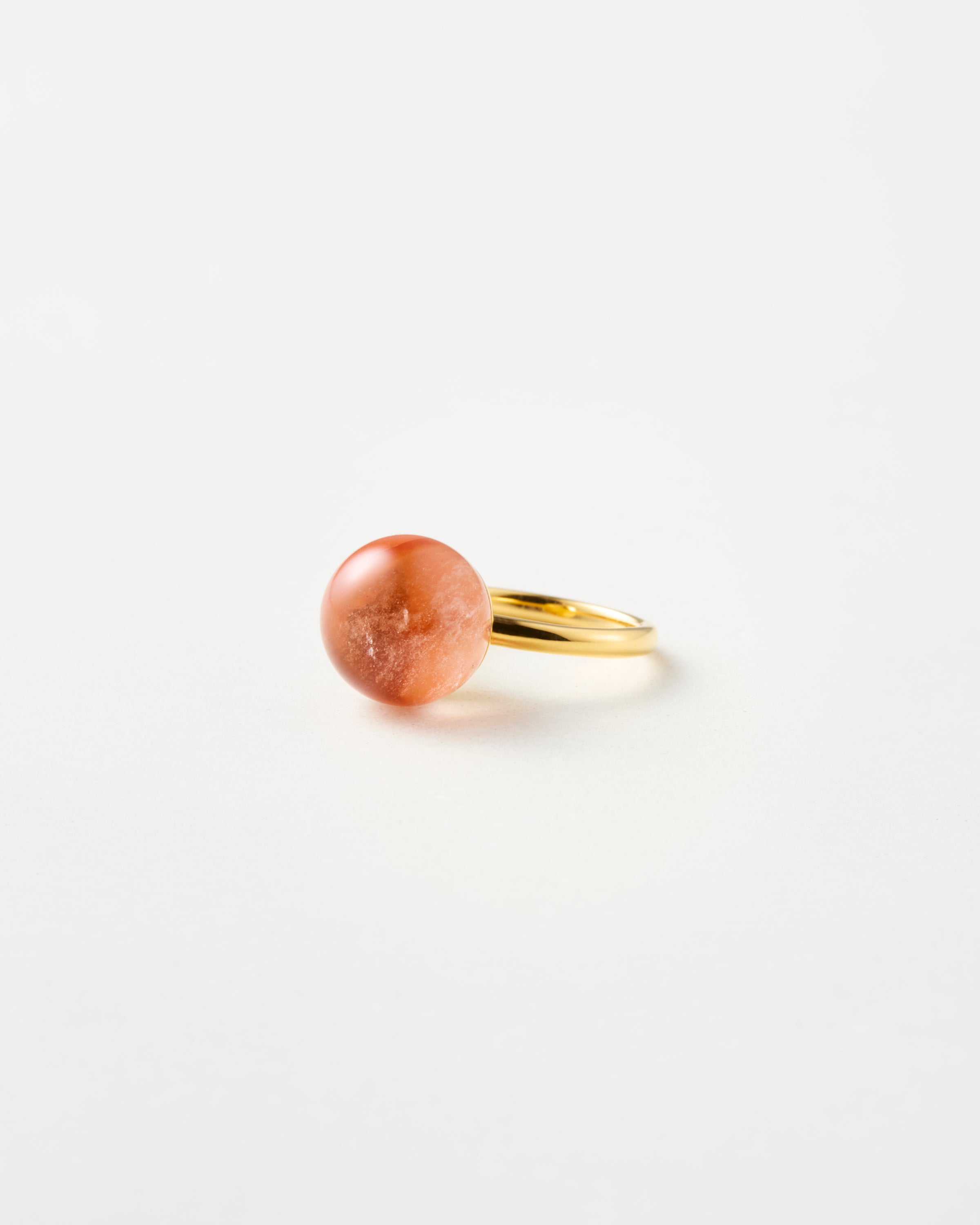 [One-of-a-kind] Rutile Quartz gyoku Ring / M