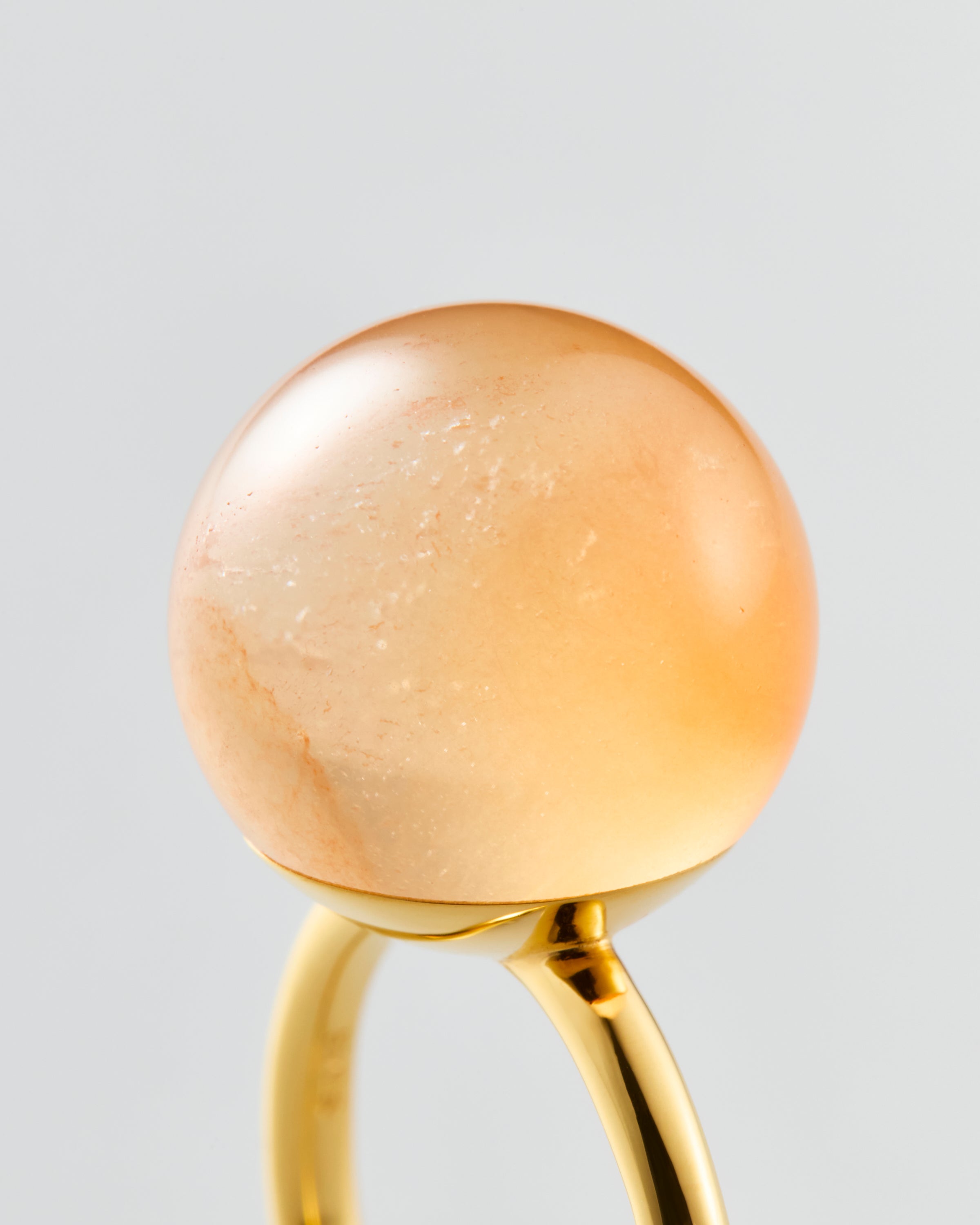 [One-of-a-kind] Rutile Quartz gyoku Ring / M