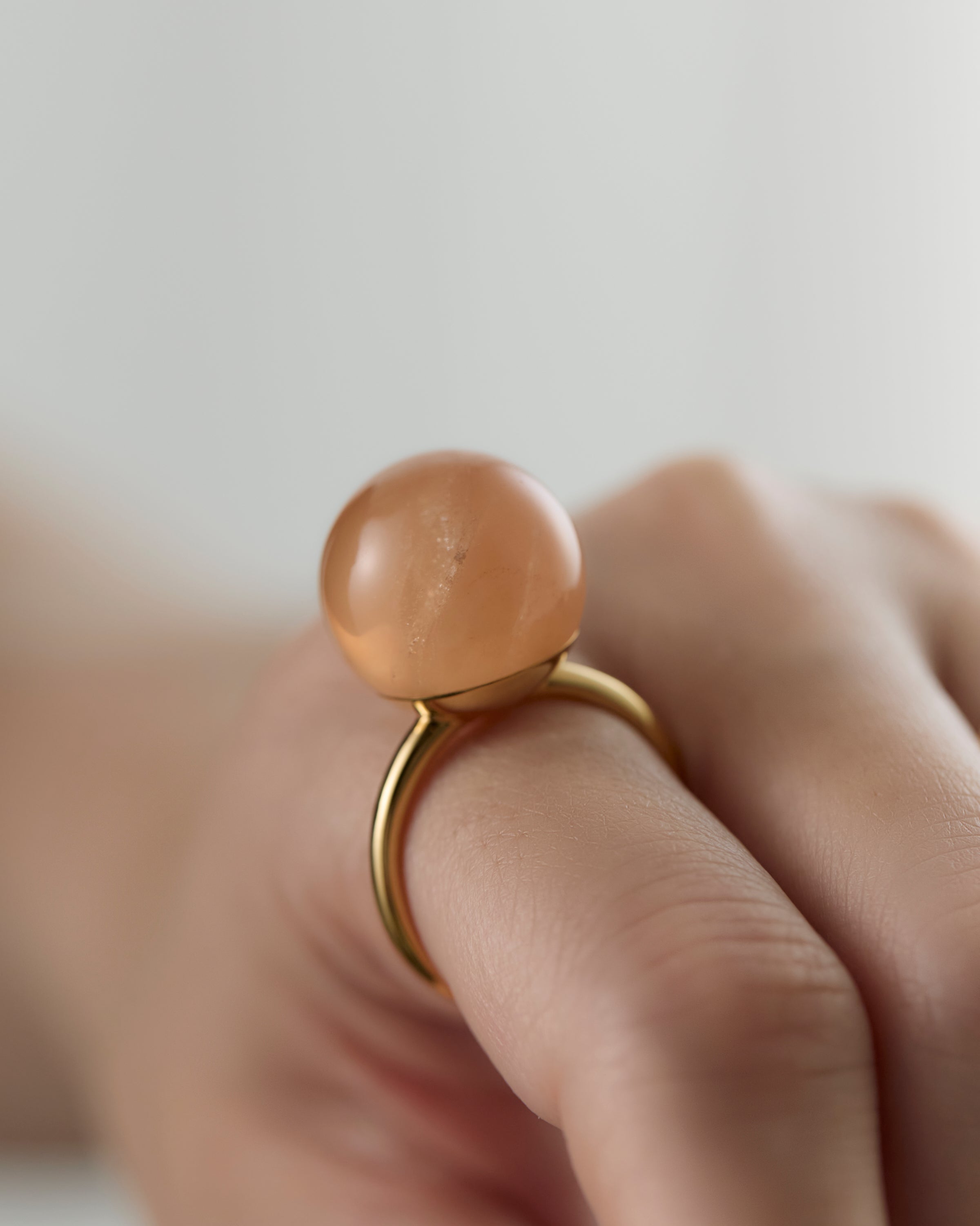 [One-of-a-kind] Rutile Quartz gyoku Ring / M