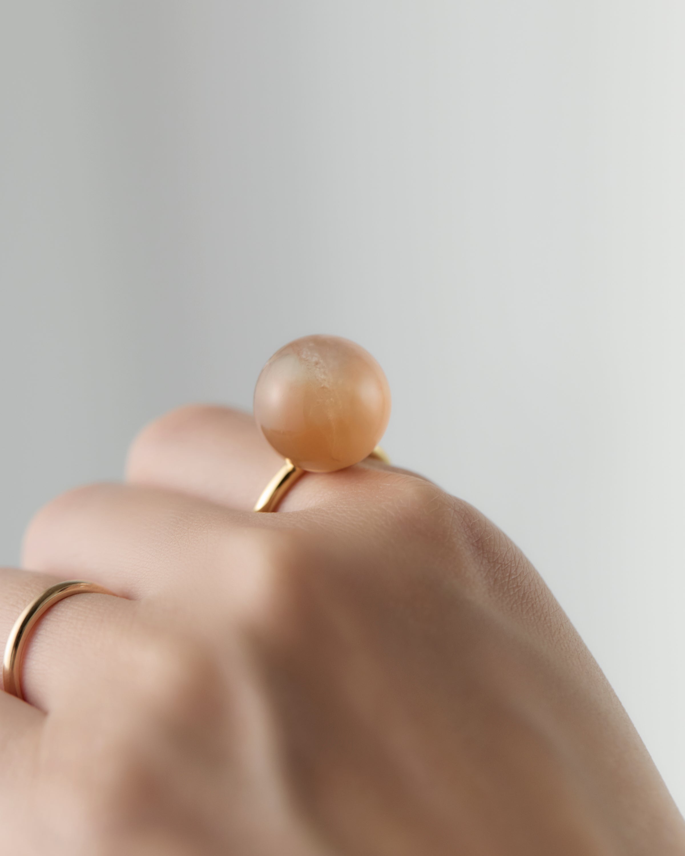 [One-of-a-kind] Rutile Quartz gyoku Ring / M