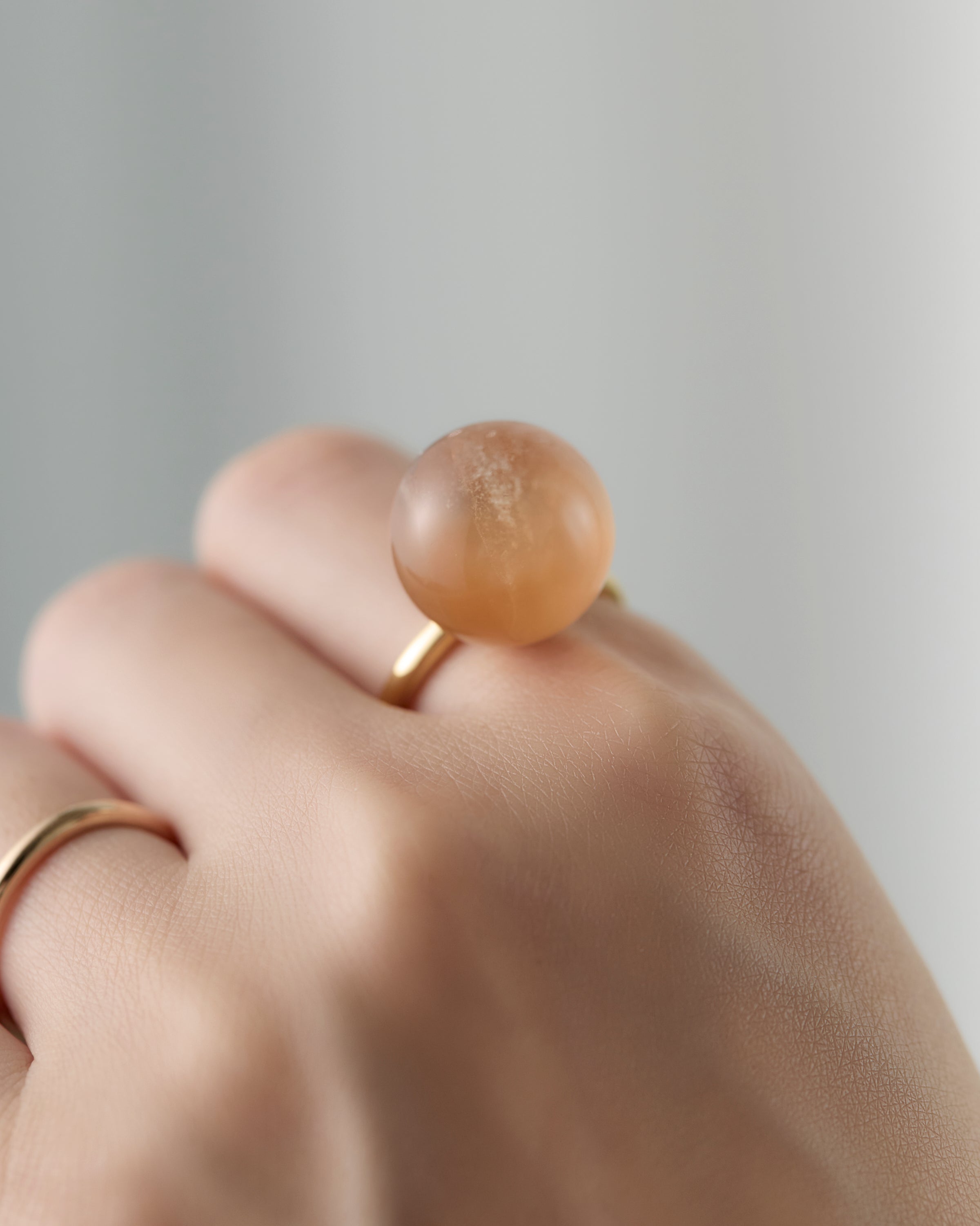 [One-of-a-kind] Rutile Quartz gyoku Ring / M