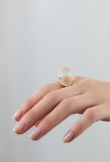 Quartz gyoku Ring / S