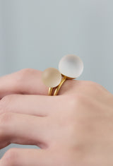 Quartz gyoku Ring / S