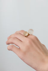 Quartz gyoku Ring / S