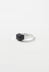 Onyx Mini Rock Ring / Crystal