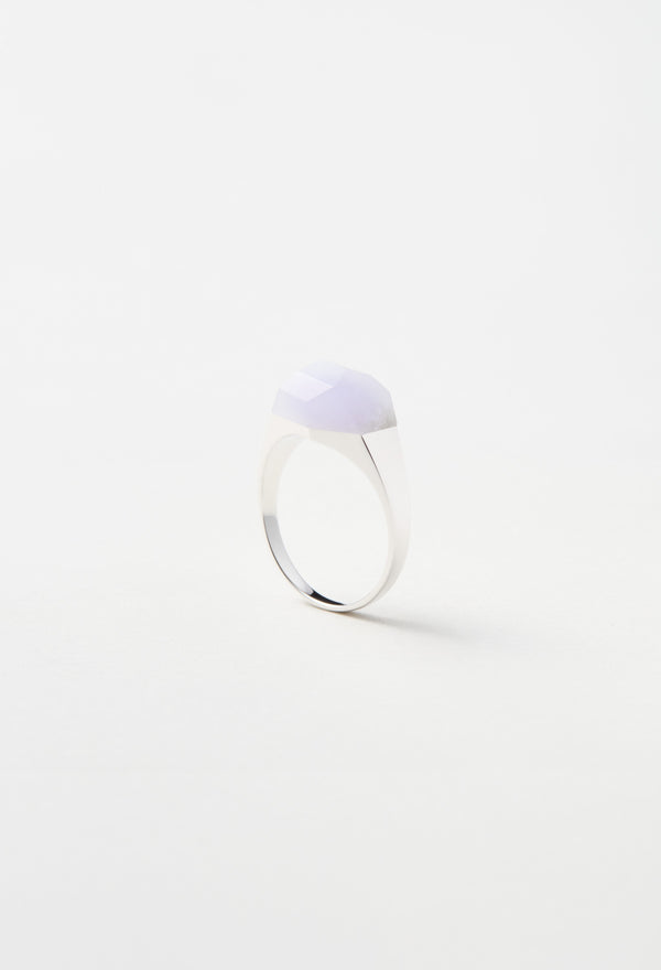 Purple Jade Mini Rock Ring Crystal