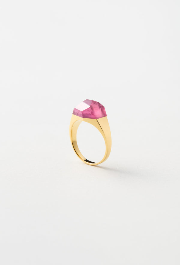 [一点もの] Pink Tourmaline Mini Rock Ring Crystal