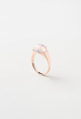Rose Quartz Mini Rock Ring Crystal