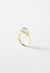 【一点もの】Beryl Mini Rock Ring / Crystal