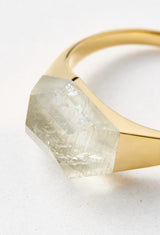 【一点もの】Beryl Mini Rock Ring Crystal