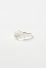 [一点もの] Silver Rutile Quartz Mini Rock Ring / Crystal / Silver