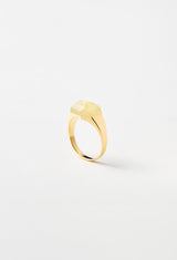 [一点もの] Yellow Beryl Mini Rock Ring / Crystal / Yellow