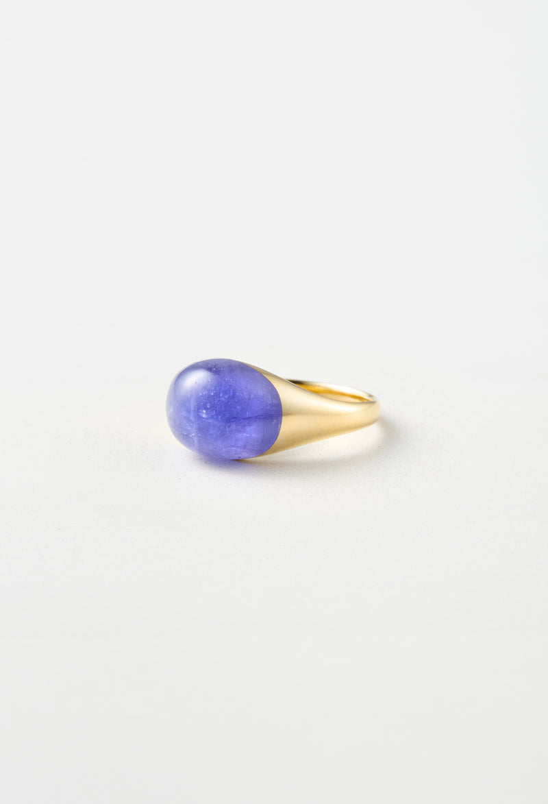 [一点もの] Tanzanite Mini Rock Ring / Crystal