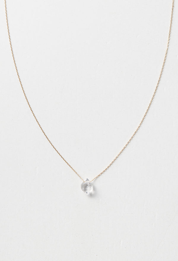 Diamond Quartz Necklace