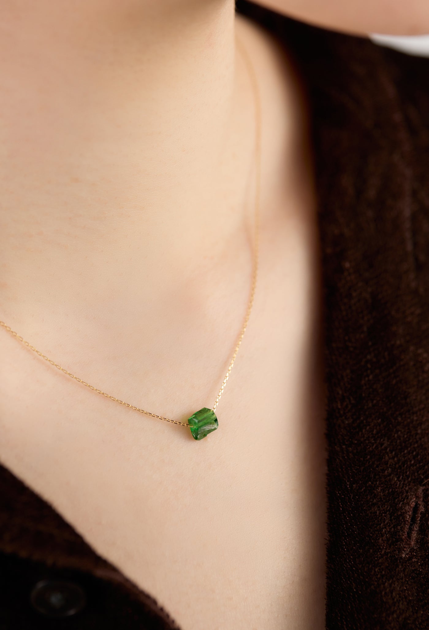 bororo ツァボライト ネックレス 65cm ボロロ Tsavolite Necklace – bororo