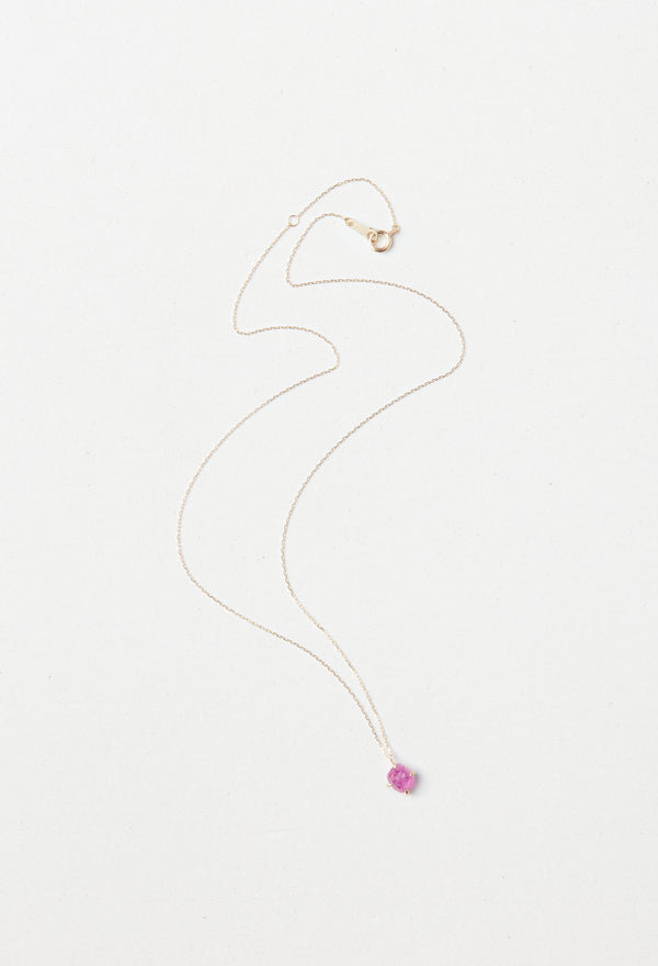 [一点もの] Myanmar Ruby Necklace