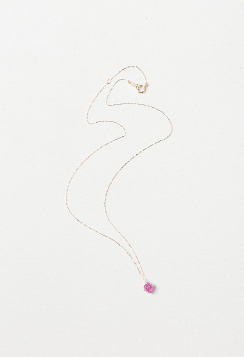 [一点もの] Myanmar Ruby Necklace