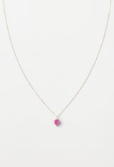 [一点もの] Myanmar Ruby Necklace