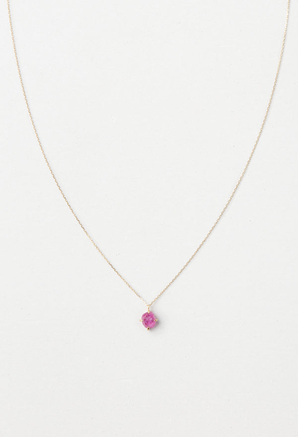 [一点もの] Myanmar Ruby Necklace